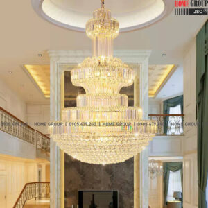 Đèn chùm HG1007 15 tay đơn giản