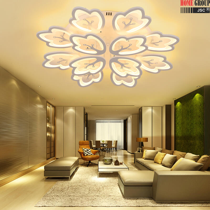 Đèn ốp trần HG1045 8 cánh hoa