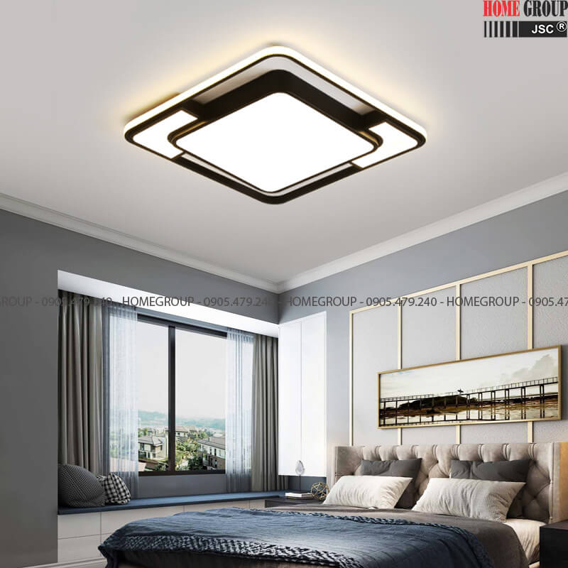 Mẫu Đèn Trang Trí HG1094 Ốp Trần Vuông 3 Chế Độ Mẫu Đèn Trang Trí HG1094 Ốp Trần Vuông 3 Chế Độ - Ảnh 2