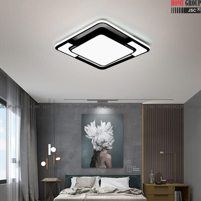 Mẫu Đèn Trang Trí HG1094 Ốp Trần Vuông 3 Chế Độ Mẫu Đèn Trang Trí HG1094 Ốp Trần Vuông 3 Chế Độ - Ảnh 3