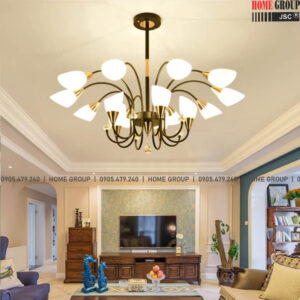 Mẫu đèn chùm HG1007 đơn giản