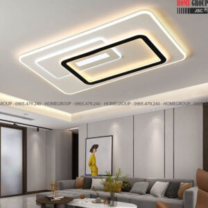 Mẫu Đèn ốp trần HG1075 phòng khách đơn giản