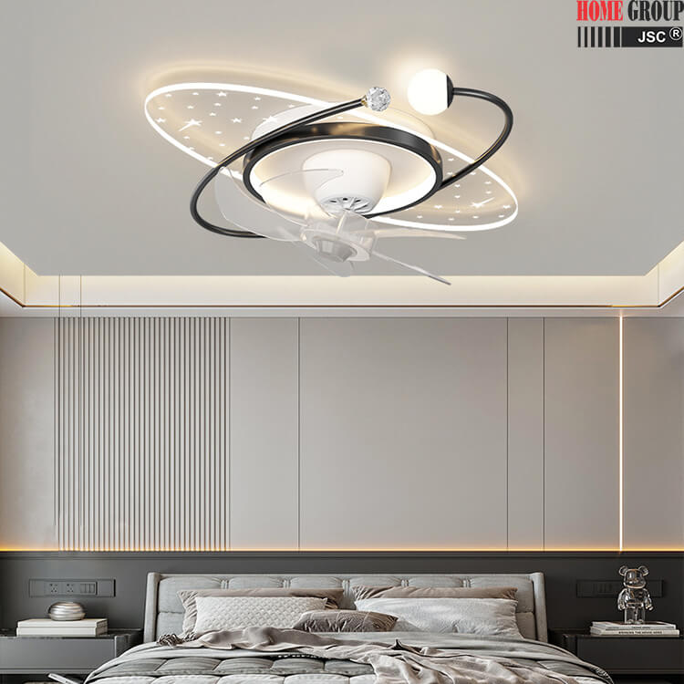 Đèn Quạt Ốp Trần HG1058 Đơn Giản 3 Chế Độ Đèn Quạt Ốp Trần HG1058 Đơn Giản 3 Chế Độ - Ảnh 3