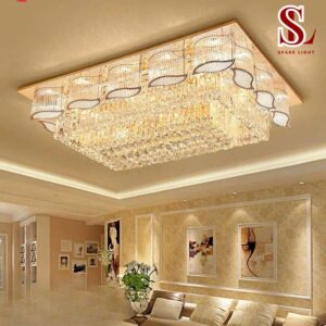 đèn mâm ốp trần pha lê sl1022