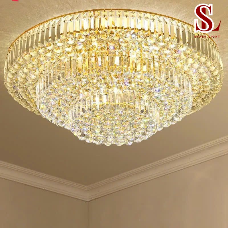 đèn ốp trần pha lê mam tròn sl1023