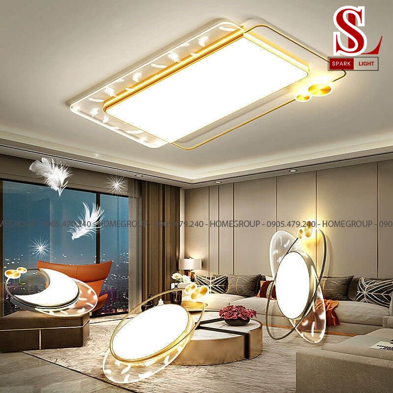 đèn dành cho phòng khách ốp trần sl1038