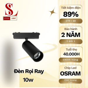 đèn rọi ray nam châm bơ 10w