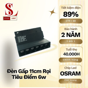 Đèn Tiêu Điểm Gấp Đôi 6w