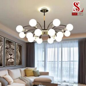 đèn LED phòng khách kiểu bắc âu mười sáu bóng fl1056