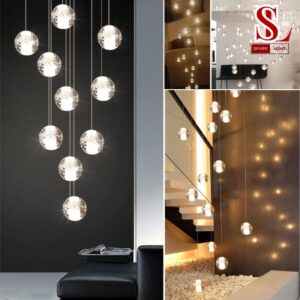 đèn chùm cầu thang sang trọng fl1025