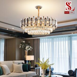 đèn chùm phòng khách sang trọng fl1039