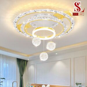 đèn phòng khách đèn tròn sáng tạo fl1034