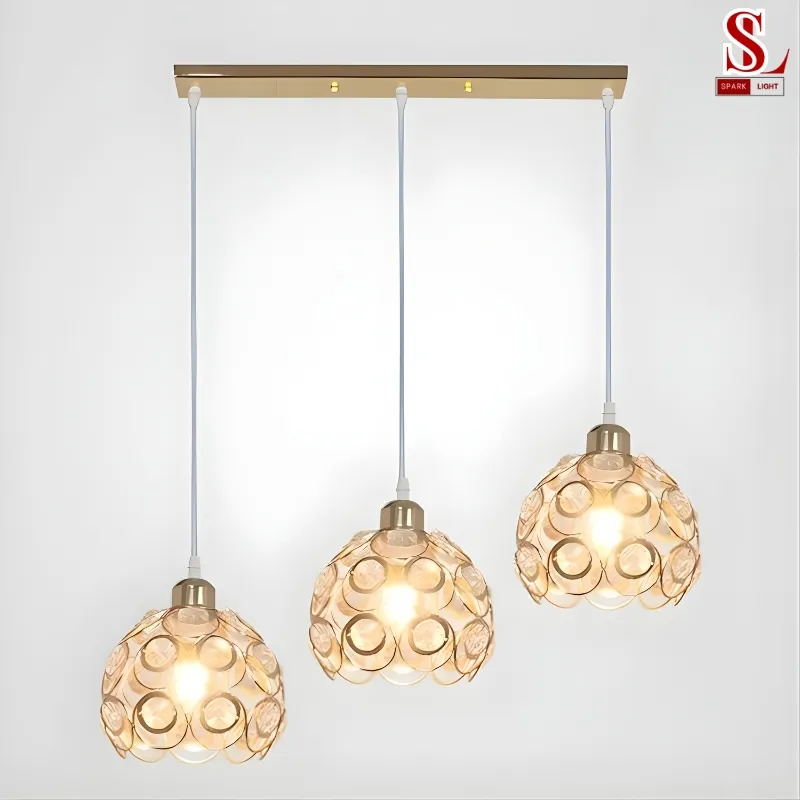 Đèn thả bàn phòng bếp 3 bóng sang trọng FL1018