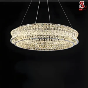 den tha chum pha le led phong khach sang trong st1009 3