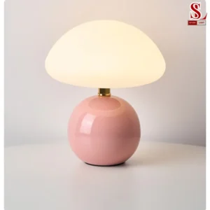 Đèn bàn hình nấm bằng gốm trang trí phòng ngủ SL9083