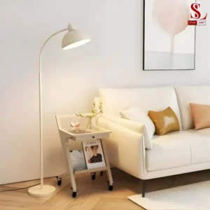 Đèn cây đứng phòng khách màu kem SL9074