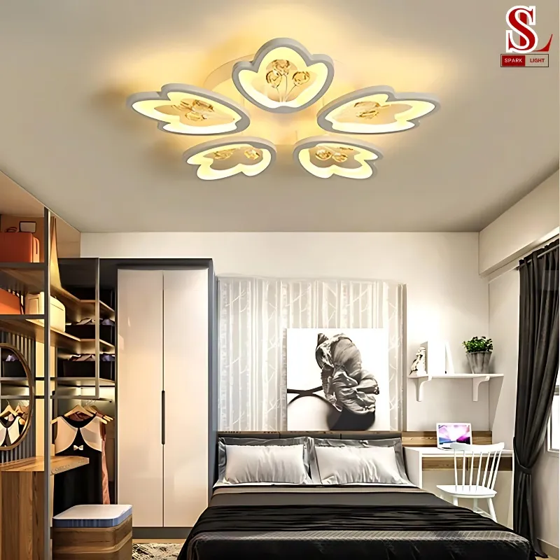 Đèn ốp trần hình cánh hoa 5 cánh SL9101