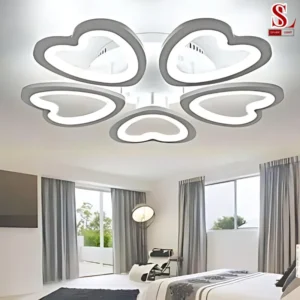 Đèn ốp trần hình hoa 5 cánh trái tim SL9100