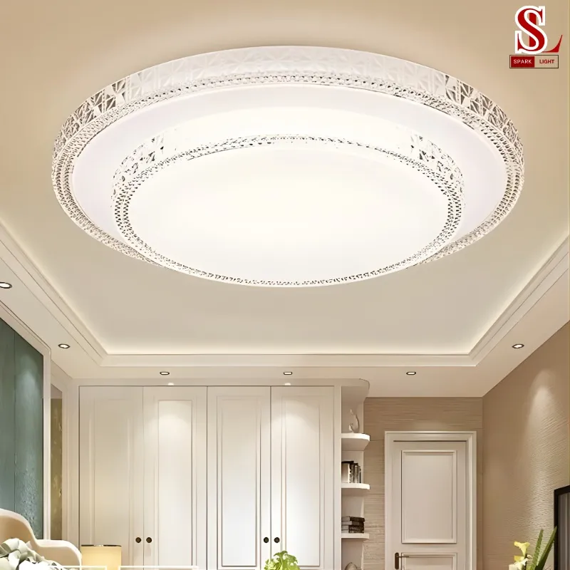 Đèn ốp trần pha lê hình tròn SL9037