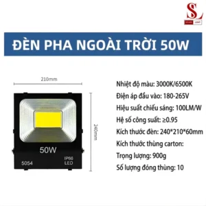 den pha led cao cap 30w 50w 100w 150w 200w sl9104