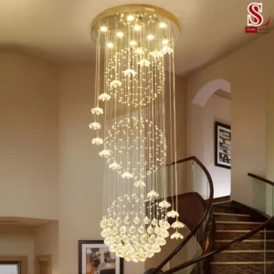 Đèn thả thông tầng pha lê sang trọng SL9098