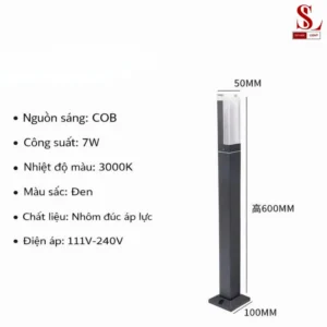 Đèn trang trí vườn hinh nấm SL9054