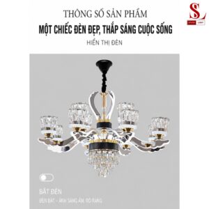 den chum co dien pha le led hien dai zl1111 4