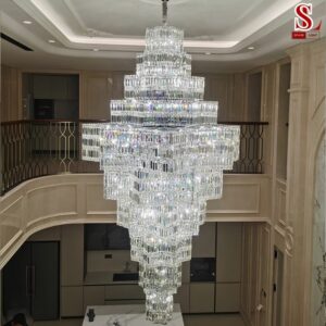 Đèn chùm pha lê trang trí phòng khách zl1018