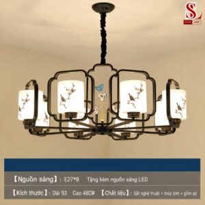 Đèn chùm hthar trần phong cách cổ điển zl1041