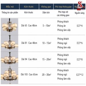 Đèn chùm thả trần phòng khách sang trọng zl1033 den chum tha tran phong khach sang trong zl1033 3 1