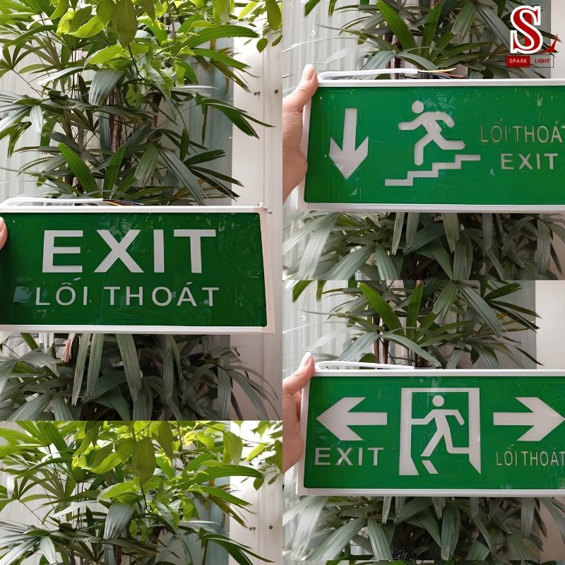 Đèn exit thoát hiểm dạ quang ZL1006