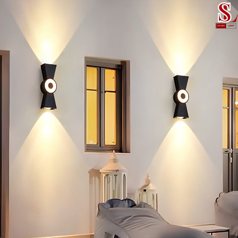 Đèn hắt tường 2đầu ngoài trời zl1028 Đèn hắt tường 2đầu ngoài trời zl1028 - Ảnh 2