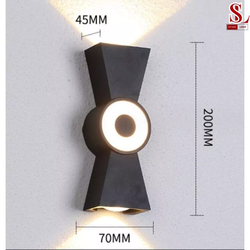 Đèn hắt tường 2đầu ngoài trời zl1028 Đèn hắt tường 2đầu ngoài trời zl1028 - Ảnh 4