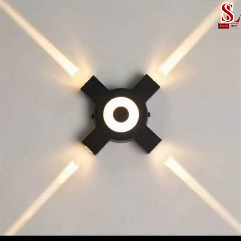 Đèn hắt tường 4 đầu ngoài trời zl1026 Đèn hắt tường 4 đầu ngoài trời zl1026