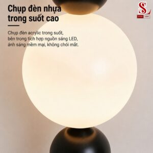 Đèn led cây đứng sofa hình cầu zl1067 den led cay dung sofa hinh cau zl1067 5