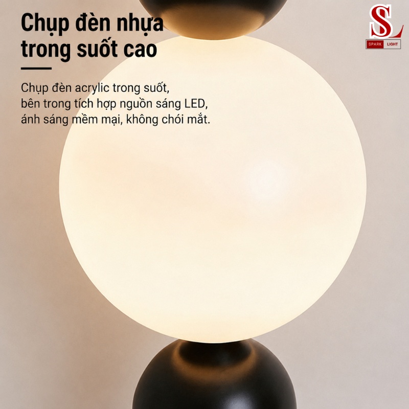 Đèn led cây đứng sofa hình cầu zl1067 Đèn led cây đứng sofa hình cầu zl1067 - Ảnh 5