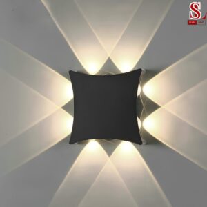 Đèn led hắt tường 8tia chống nước zl1031
