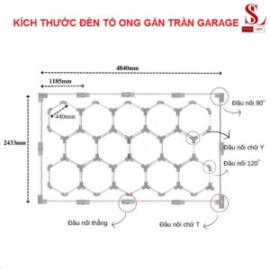 den led to ong luc giac treo tran gara zl1012 7
