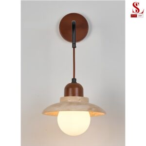 Đèn tường thả dây chao đá travertine sl9001
