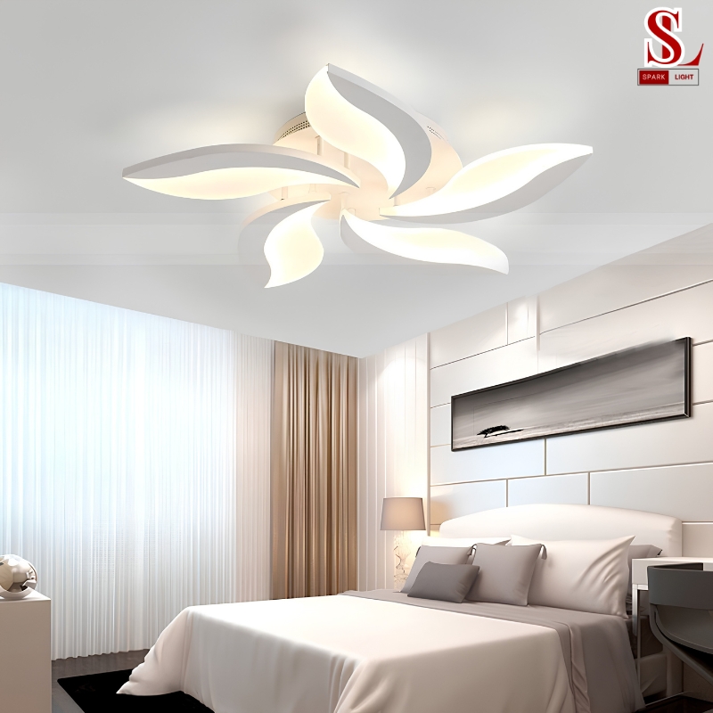 Đèn ốp trần led 5 cánh uốn cong lông mày cao cấp zl1171 Đèn ốp trần led 5 cánh uốn cong lông mày cao cấp zl1171 - Ảnh 2