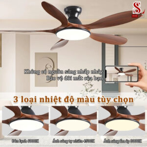 den quat op tran led 5 canh go tu nhien cao cap zl1200 4