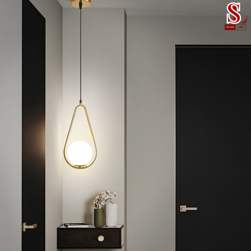 Đèn thả giọt nước mạ vàng cao cấp zl1137