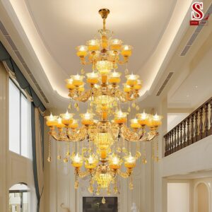 Đèn chùm pha lê cổ điển 35 tay cao cấp zl1210